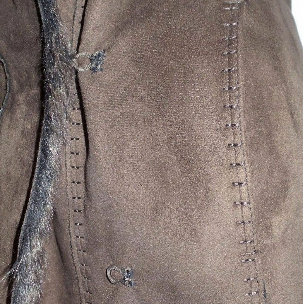 Pierre Balmain Paris authentic real brown coat XS - Picture 5 of 8